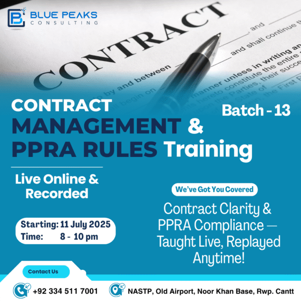 Contract Management & PPRA Rules